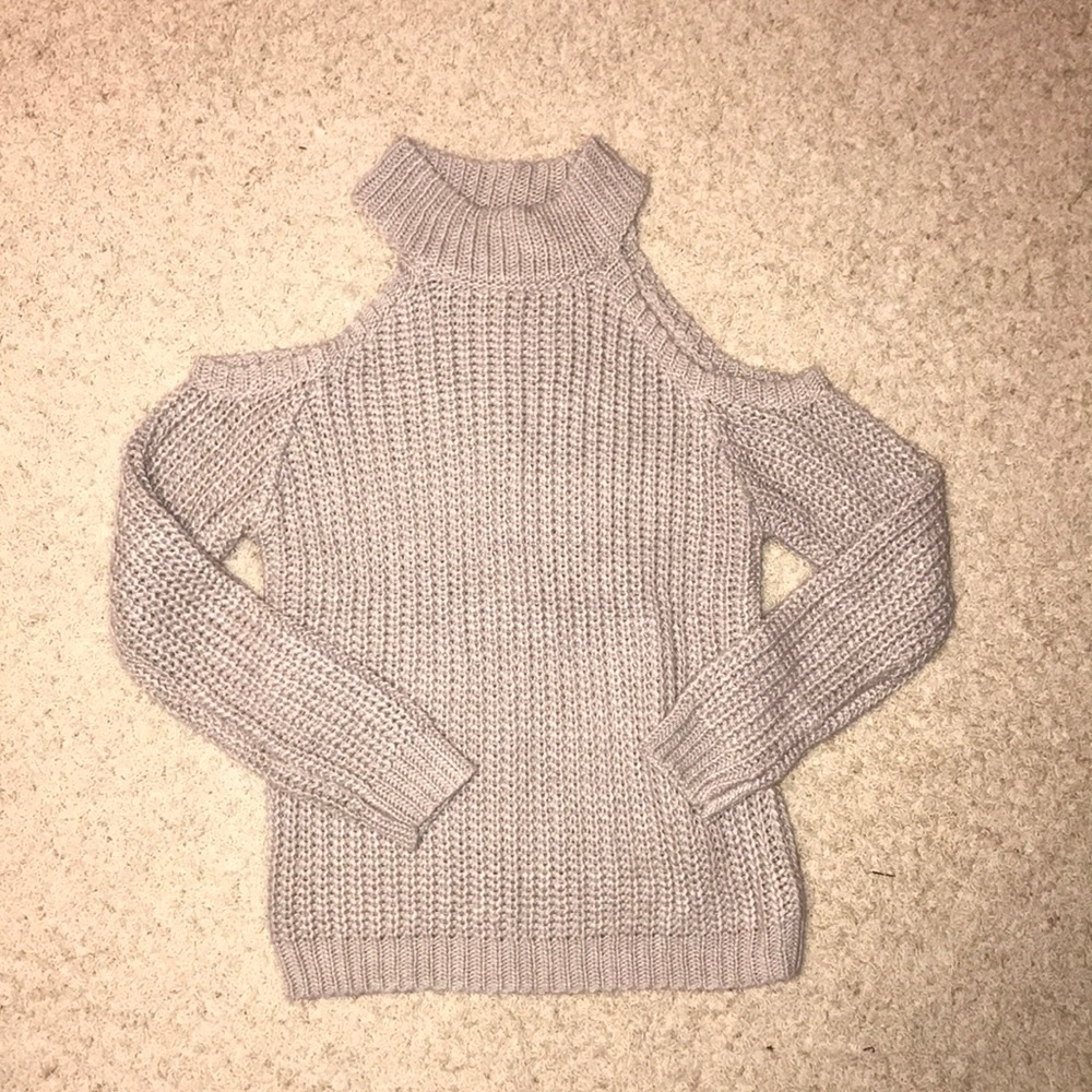 Open Shoulder Sweater